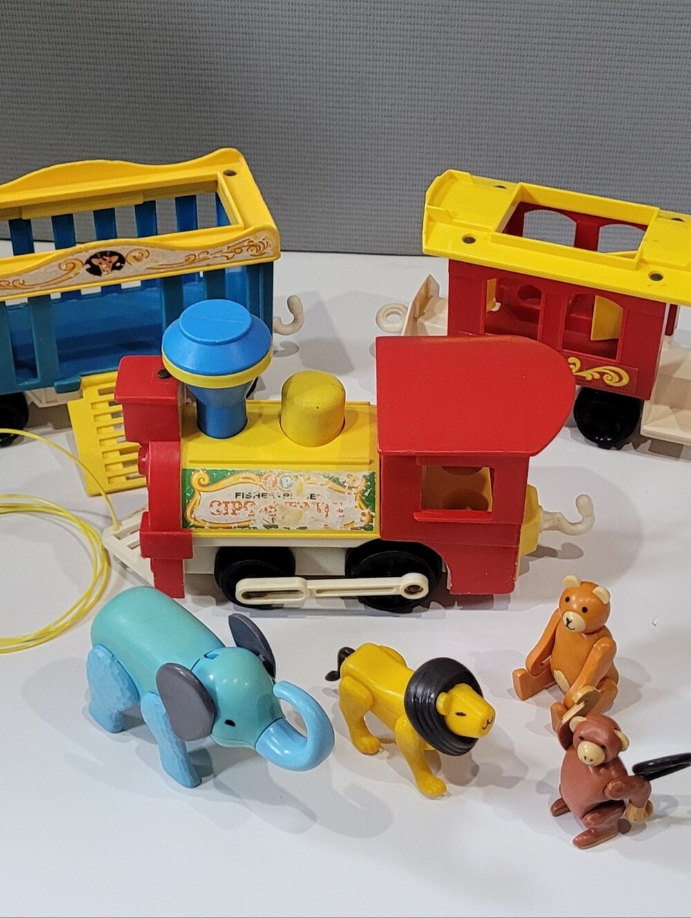 Vintage Fisher Price Circus Train Set